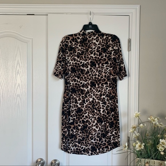 NWOT Bobbie & Brooks Leopard print midi dress - Picture 7 of 7